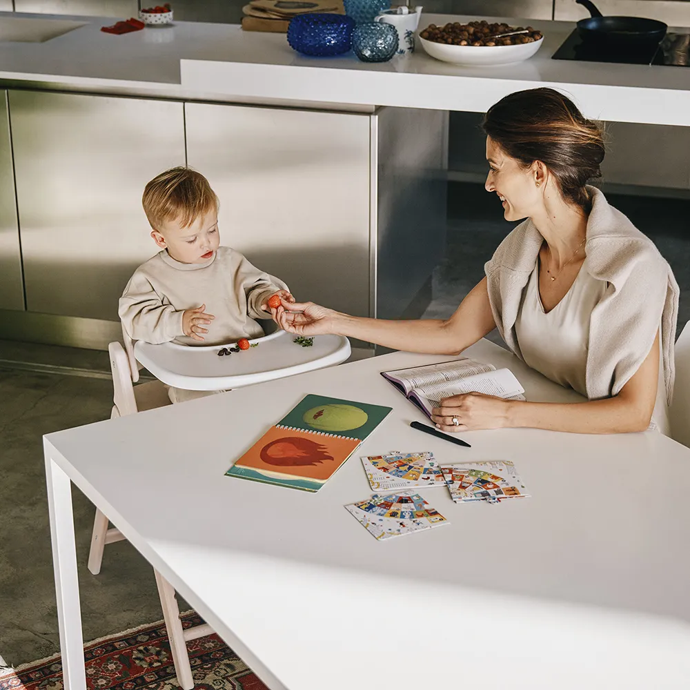 Cybex Click & Fold Spisebordsstol 4-in-1 All White