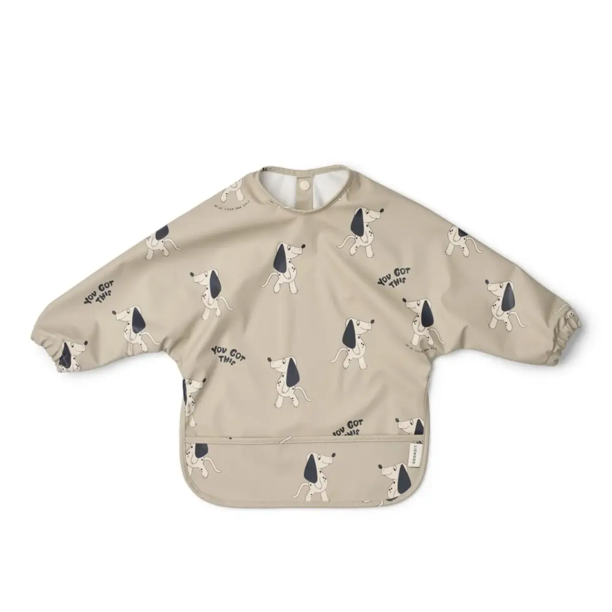 Liewood Merle-hagesmæk med print – Dakota Dog / Mist 2939
