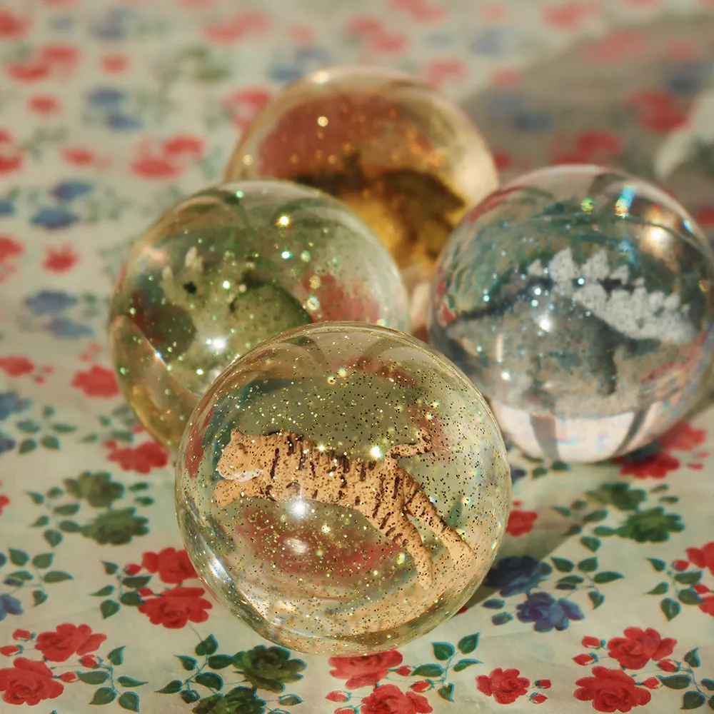 Konges Sløjd Bouncing Ball Sets Lemon/Tiger-One Size