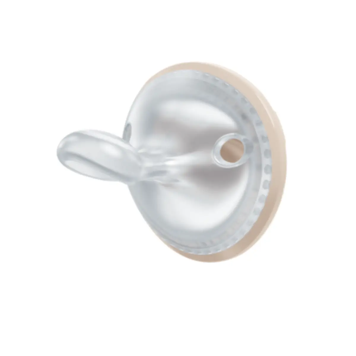 NUK Perfect Match-sut beige/rød, størrelse 1 (0–6 måneder)