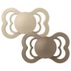 Hagesmæk Napp 2-Pack Supreme 6-18m Silikone Vanilla/Dark Oak