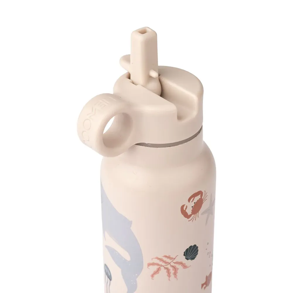 Liewood Falk vandflaske 350 ml Sea creature/Sandy 1028