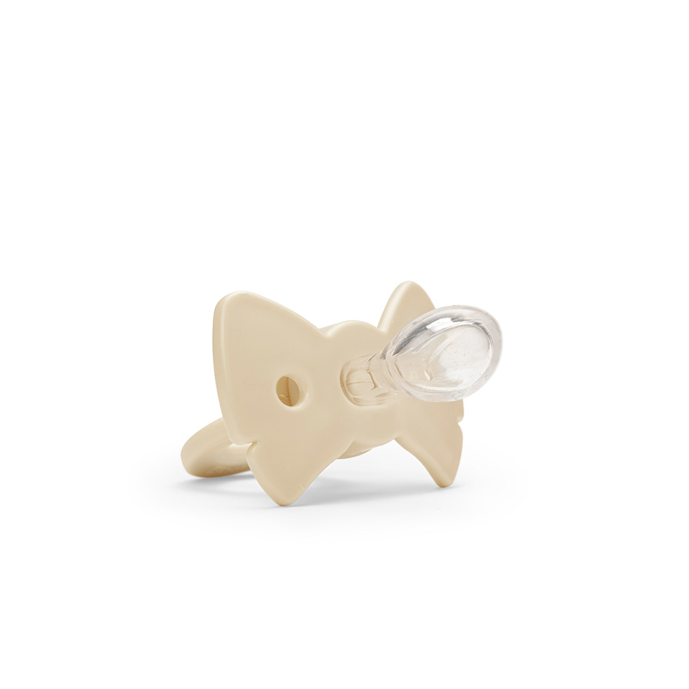 Elodie  Binky Bow -Oat White 3+ m