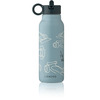 Liewood Falk-drikkedunk 350 ml – racerbiler / Beach Blue