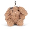 Konges Sløjd Animal Bag Charm Brown Bunny-One Size