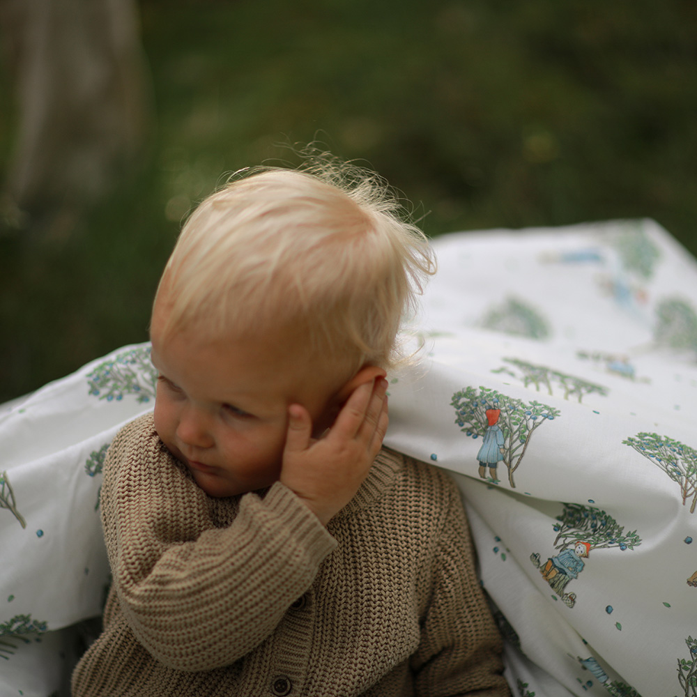 Rätt Start Beskow Putte i Blåbärsskogen dynebetræk til vogn/vugge