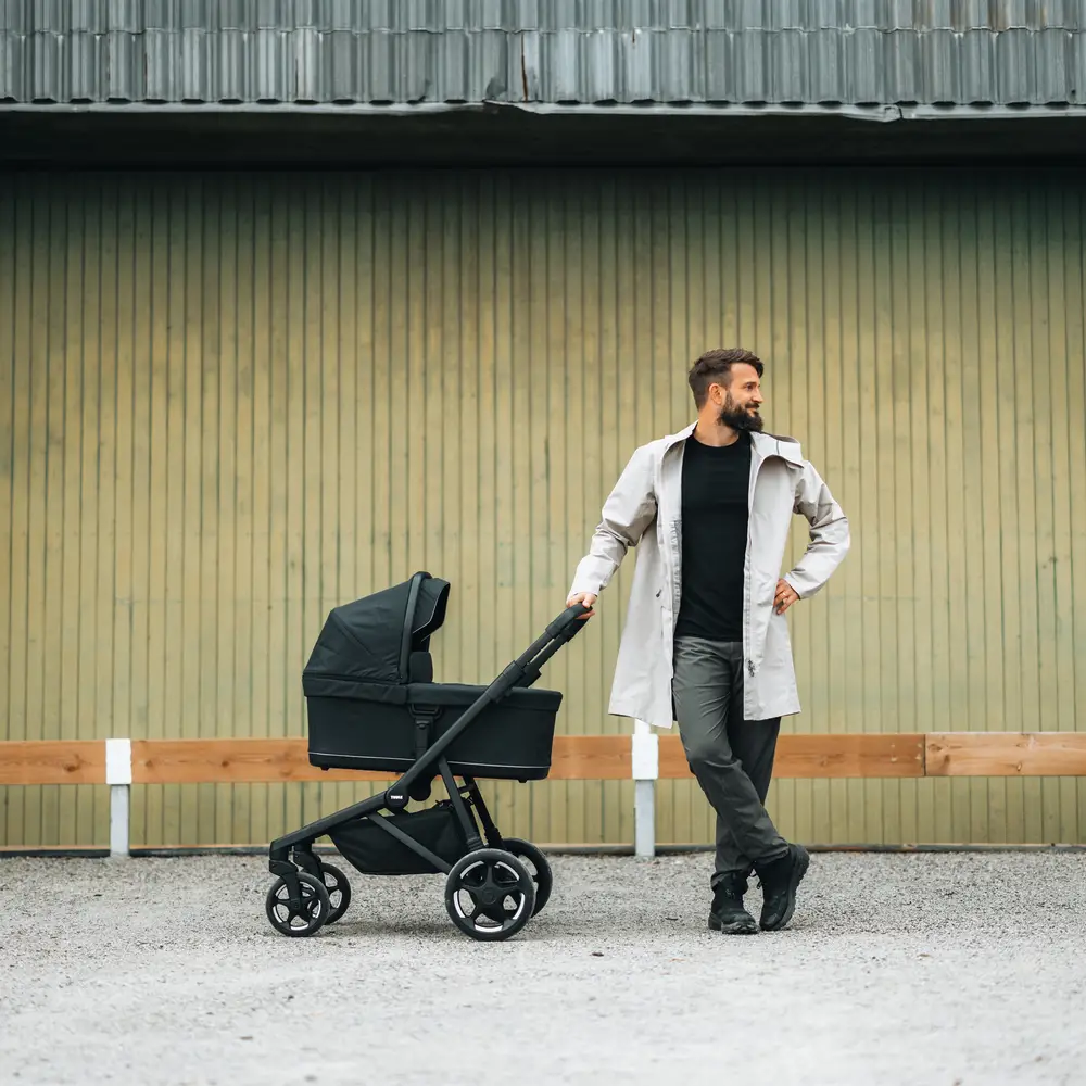 Thule Sleek 2 klapvogn sort