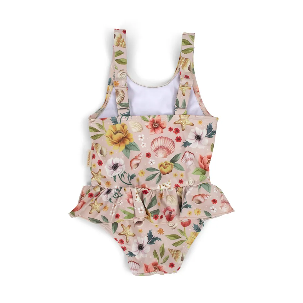 Filibabba Eva Badedragt 3-4 år – Ocean Blossom