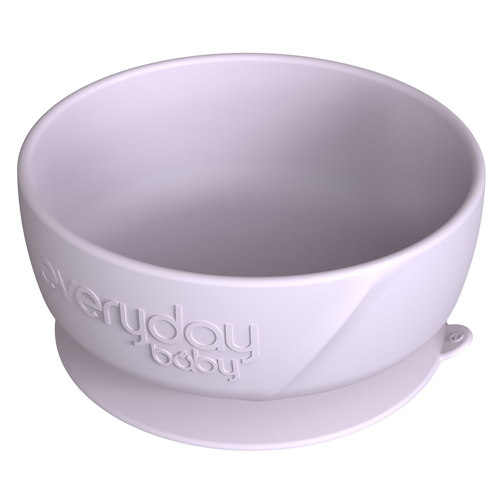Everyday Baby silikoneskål med sugekop Light Lavender