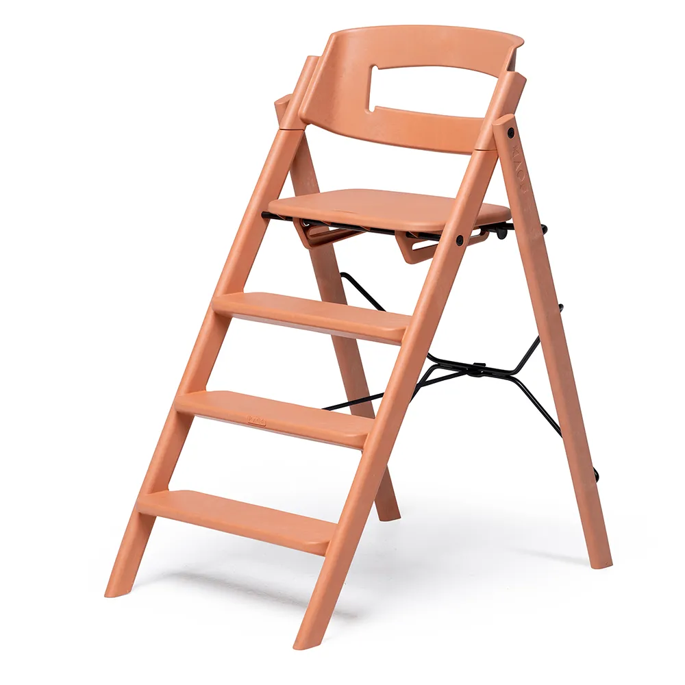 Kaos Klapp Højstol genbrugsplast Terracotta Pink