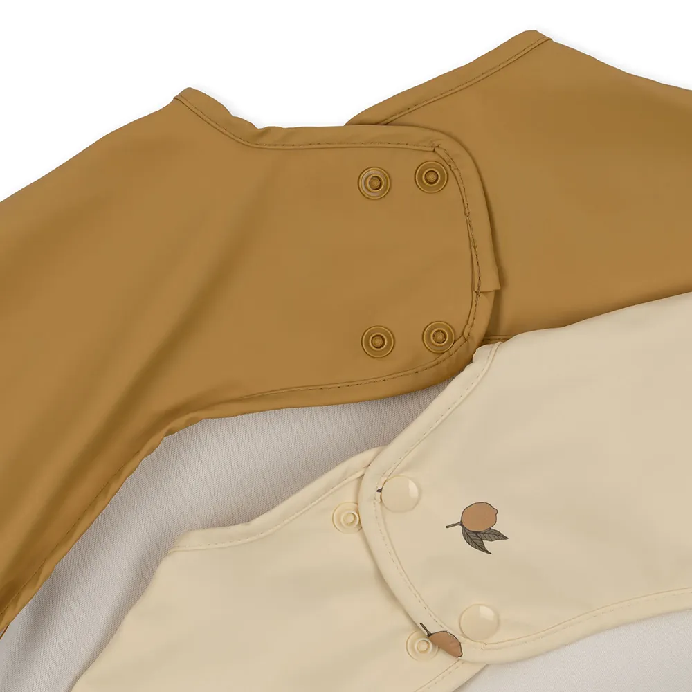 Konges Sløjd Hagesmække med ærmer 2-pak Lemon