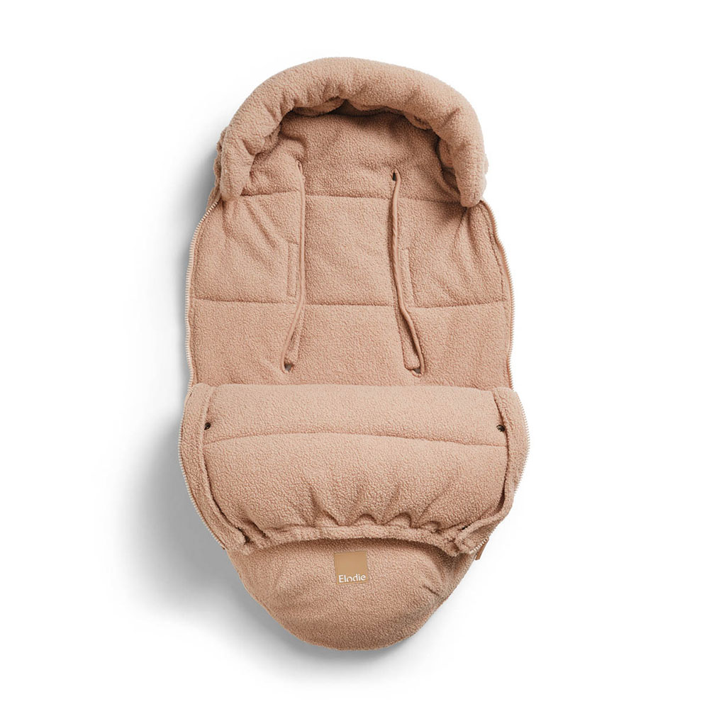 Elodie kørepose Pink Bouclé