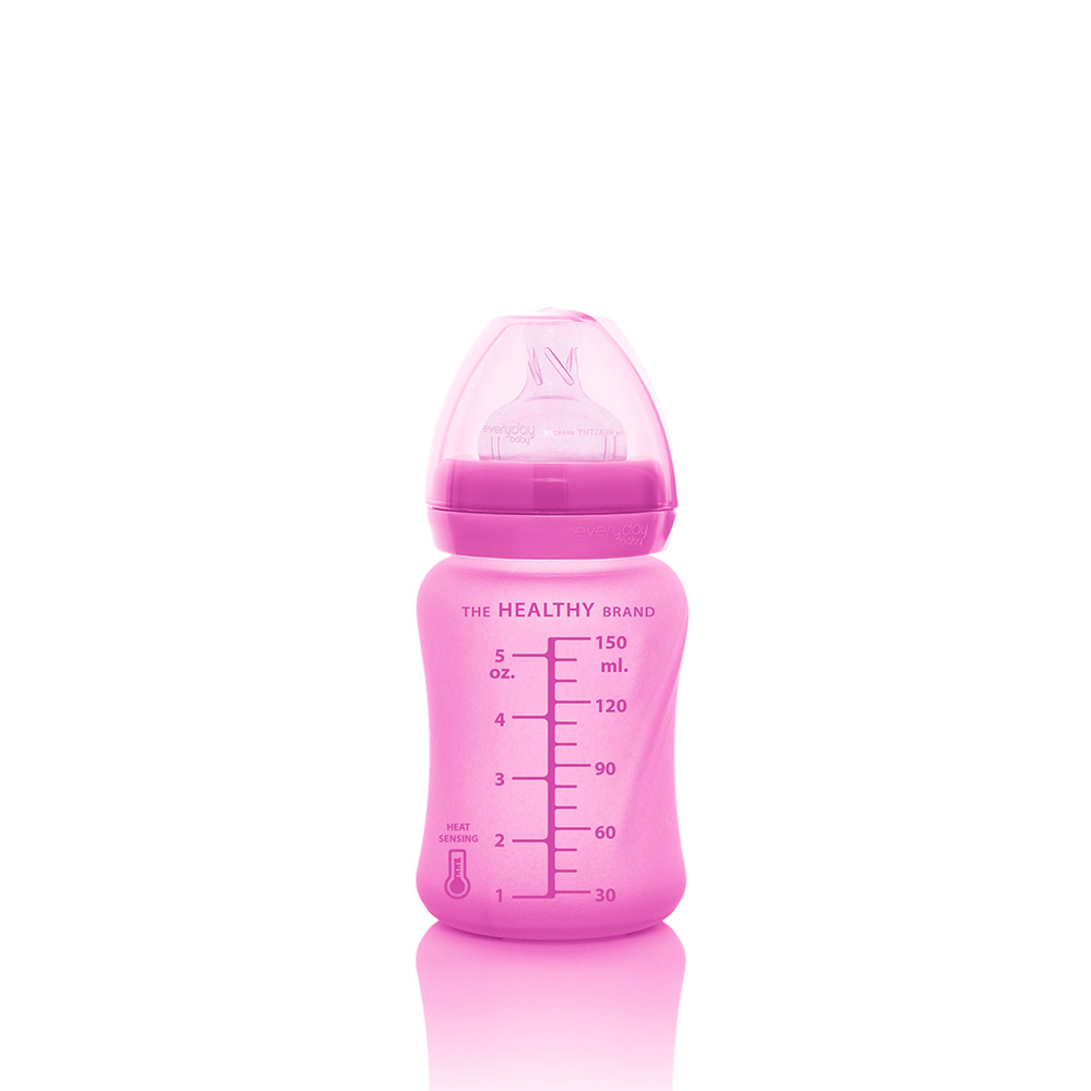  Everyday baby varmefølende sutteflaske - 150 ml Cerise pink