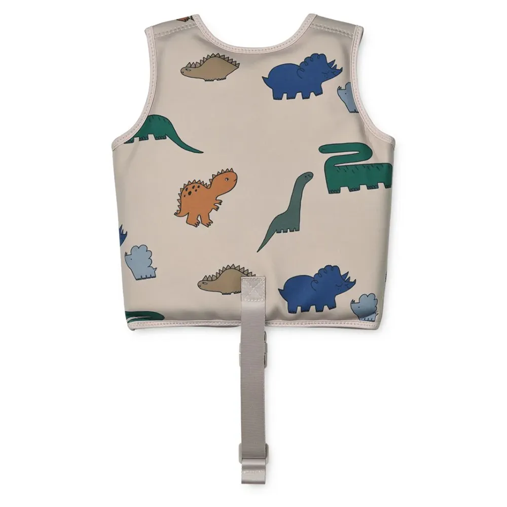 Liewood Dove Badeveste Dinosaurs/Mist