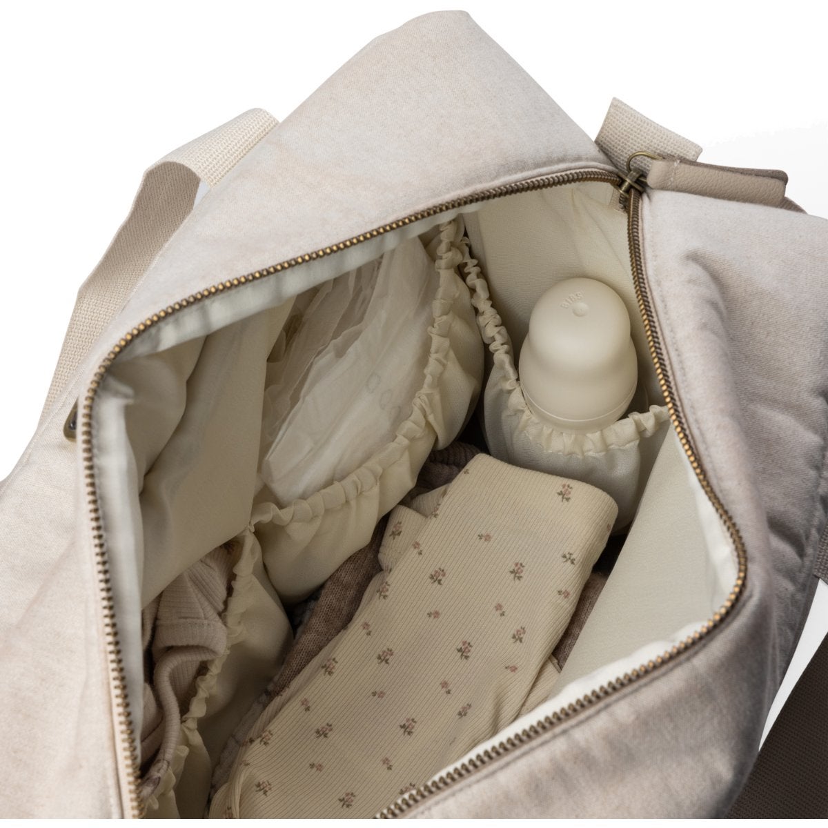 Sebra On-the-go pusletaske morning beige melange
