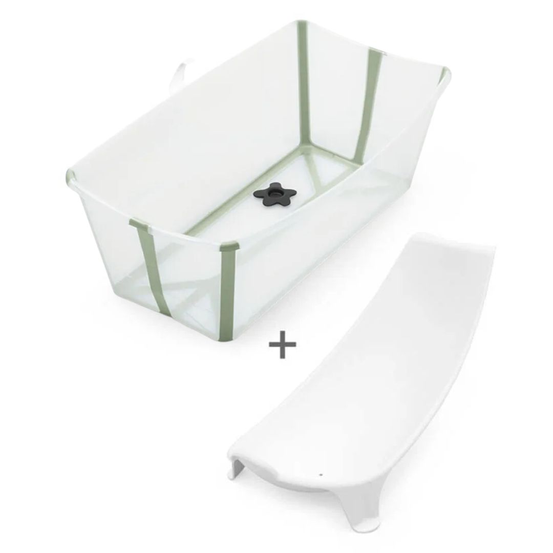 Stokke badekar Flexi Bath X-Large badestøtte Transparent Grøn