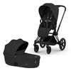 Cybex PRIAM barnevogn Matt black/Sepia Black