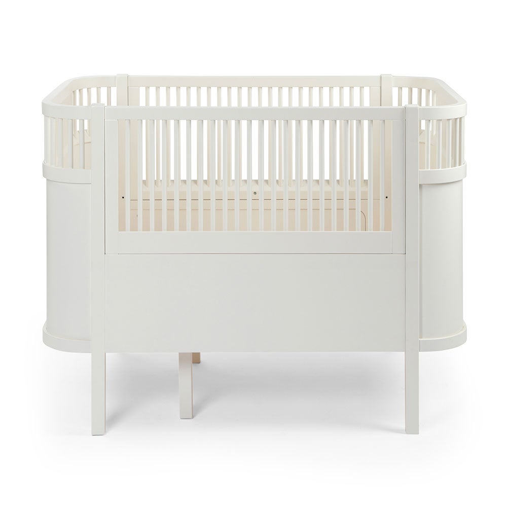 Sebra Baby & Junior Vækstseng Classic Hvid