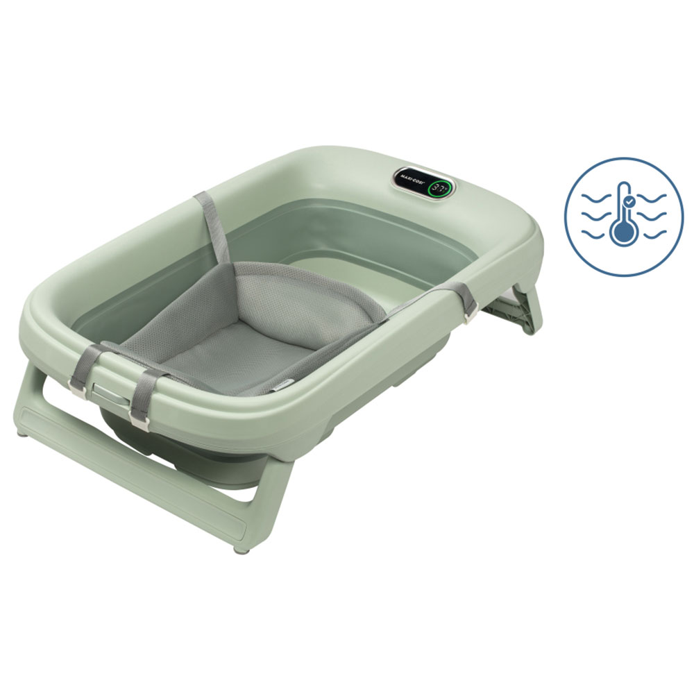 Maxi-Cosi Indigo Plus babybadekar + indsats til nyfødte Sage Green