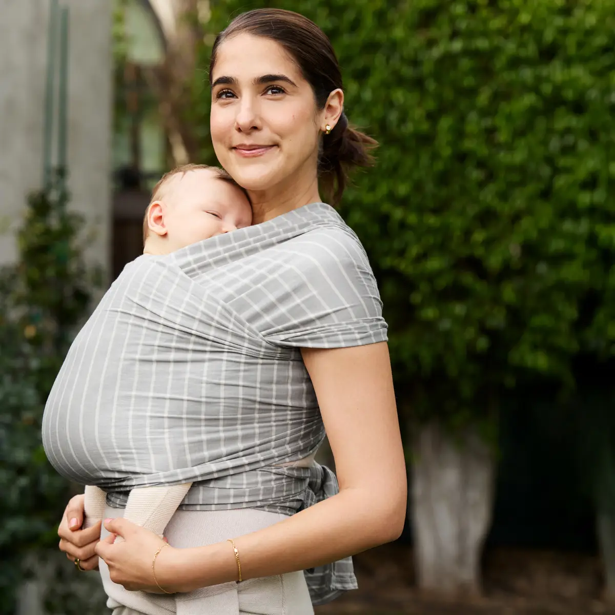 Ergobaby Aura Wrap bæresele Grå striber