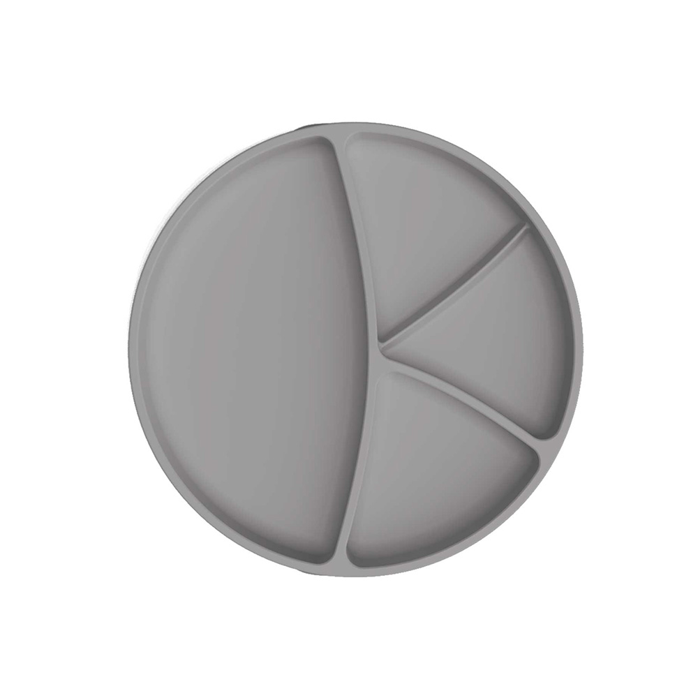 Everyday Baby Silikoneplade med sugekop Quiet Grey