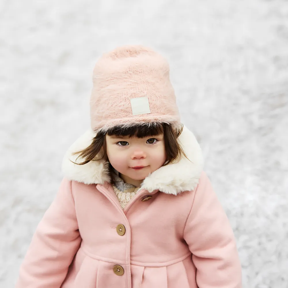 Elodie  Details Furry Knit Hue Powder Pink 12 år