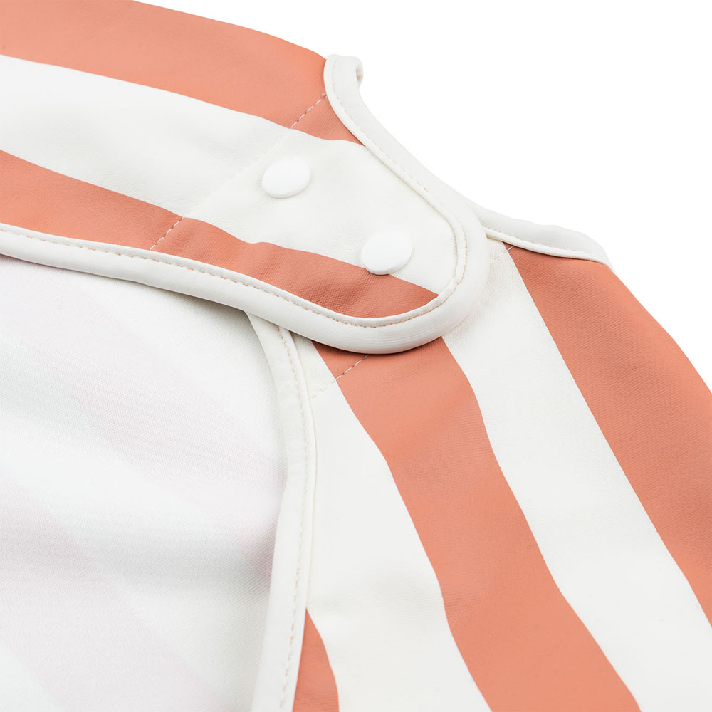 Done by Deer hagesmæk med ærmer Stripes Papaya