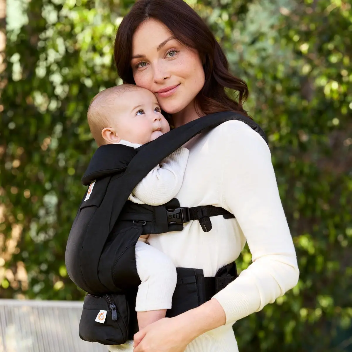 Ergobaby Omni Deluxe Cotton Bæresele - Onyx Black