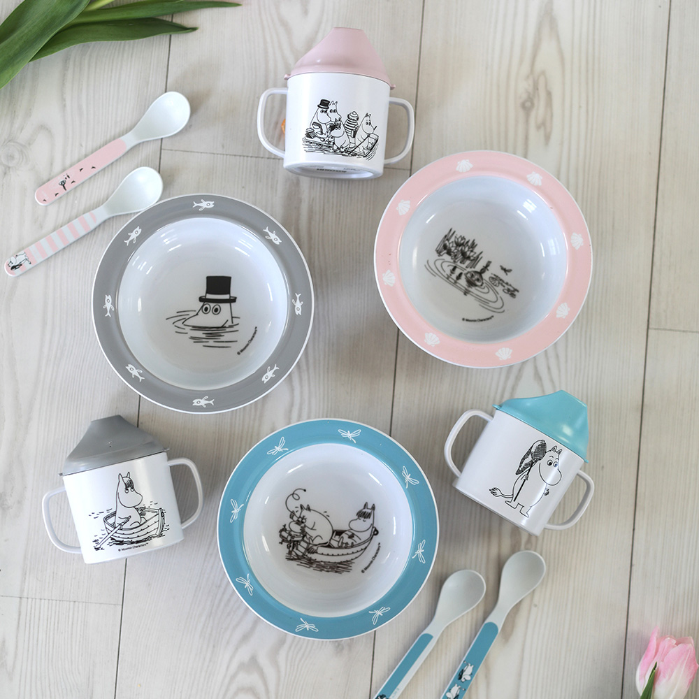 Rätt Start Moomin Vand & Bad, Sugekopplade, blå