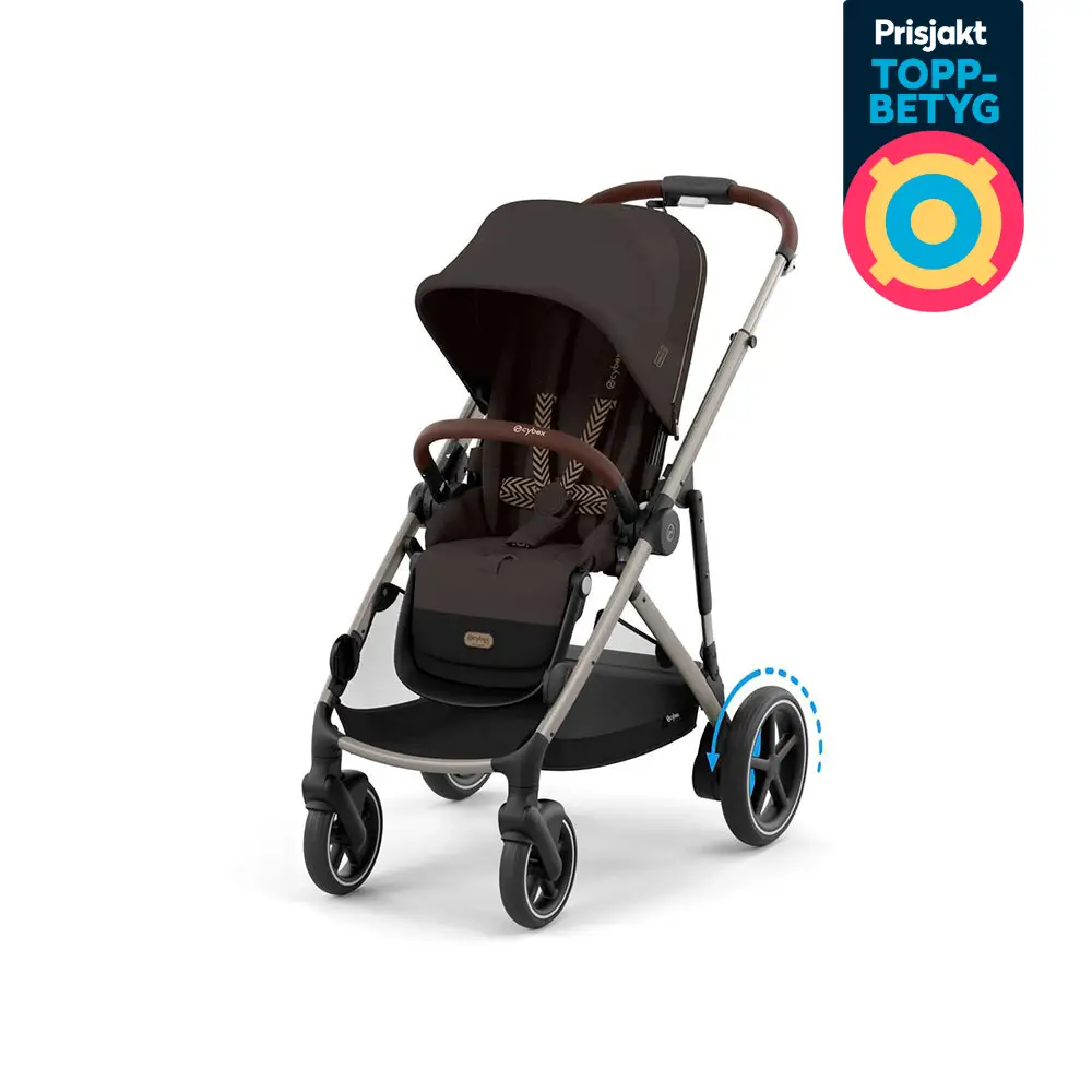 Cybex eGAZELLE S klapvogn Chocolate Brown