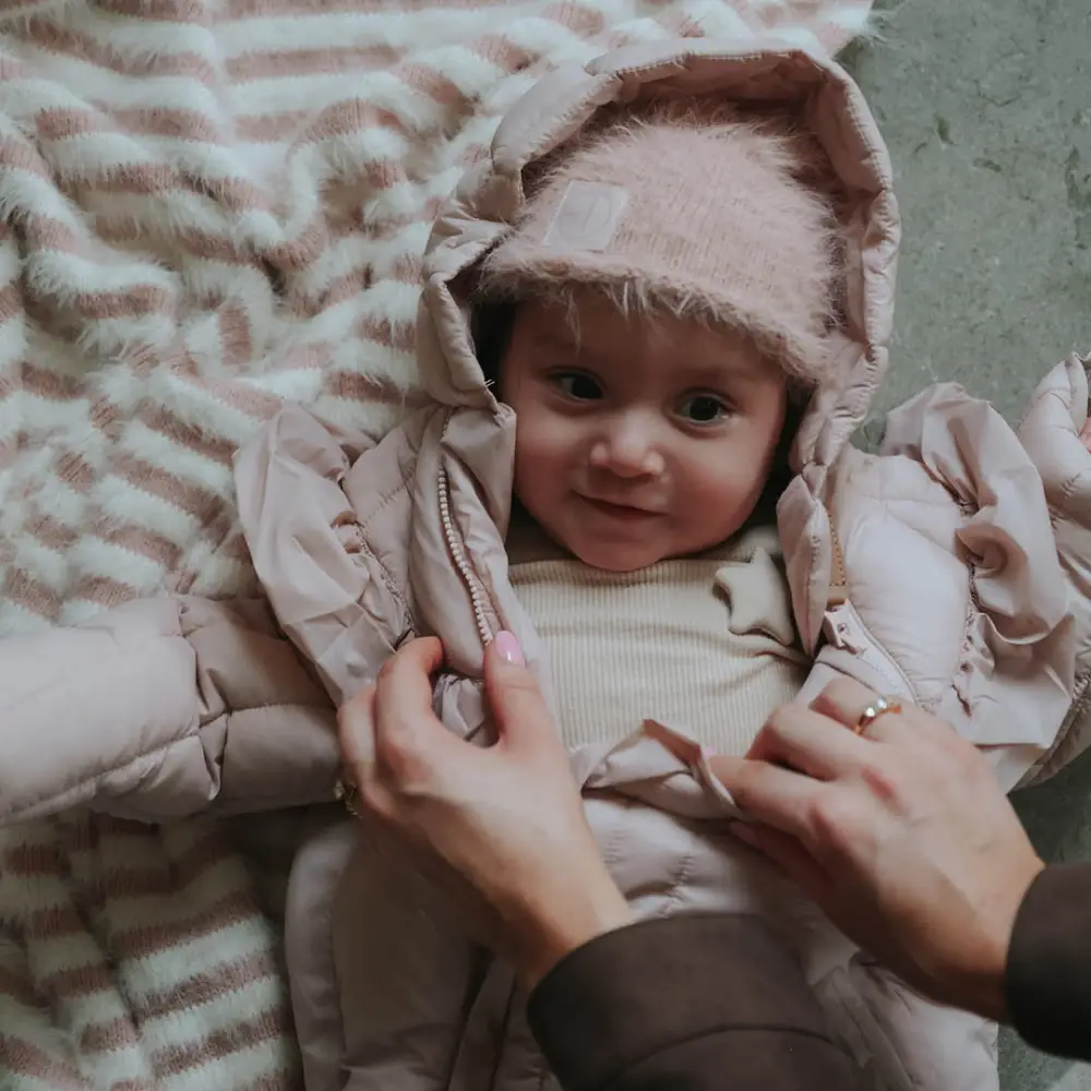 Elodie Details Baby Heldragt Pudderrosa 6-12 mdr.