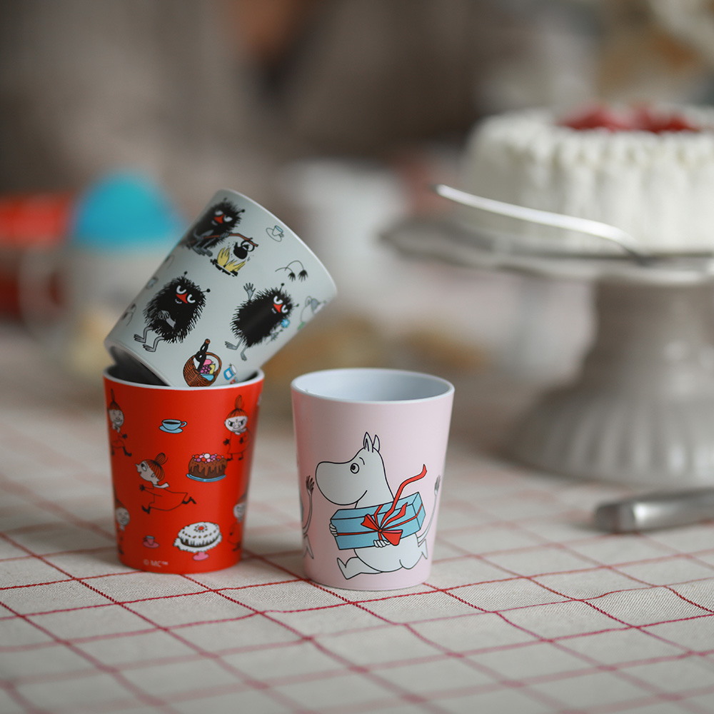 Right Start Mumin Picnic, drikkedunk, pink