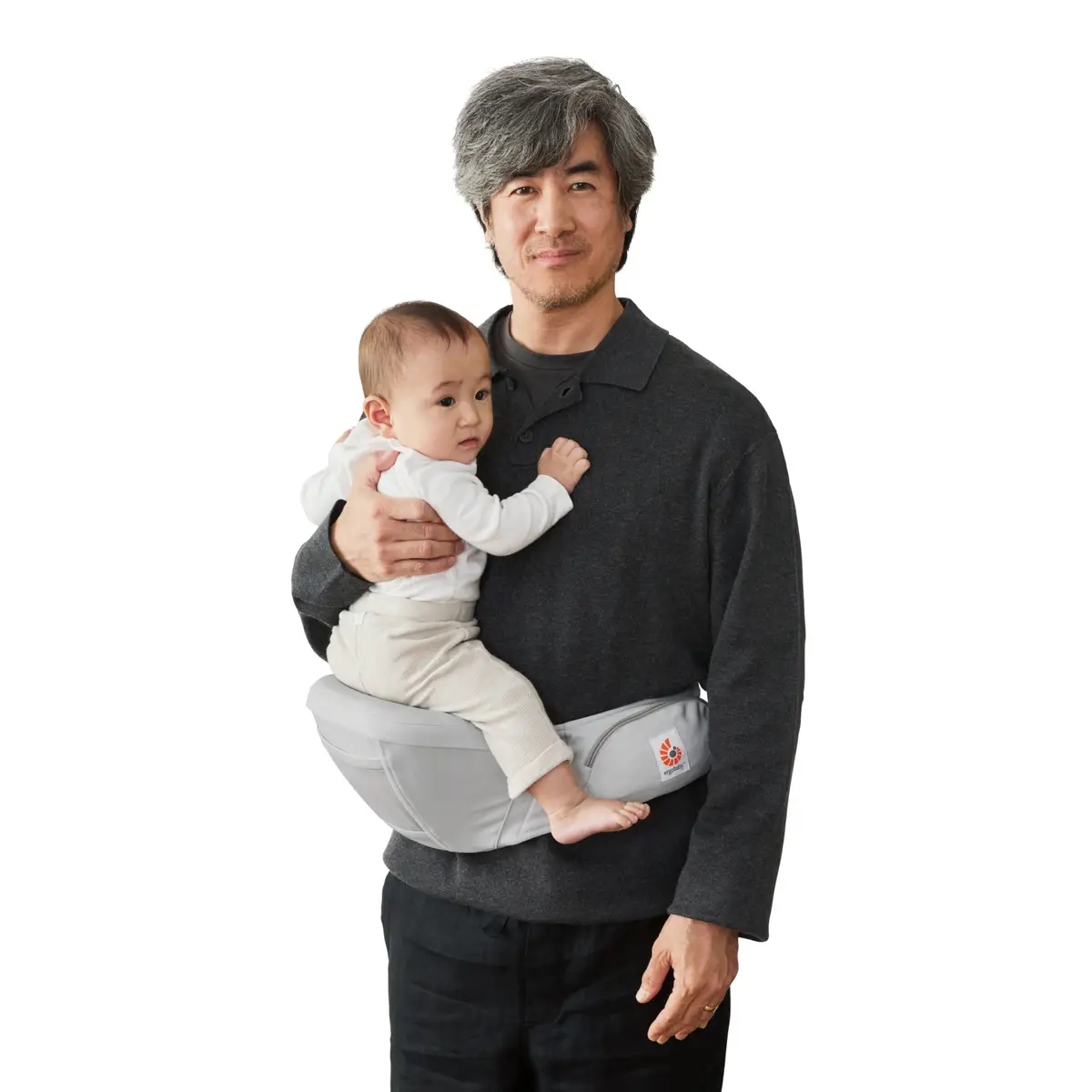 Ergobaby Lift hoftesæde Pearl Grey