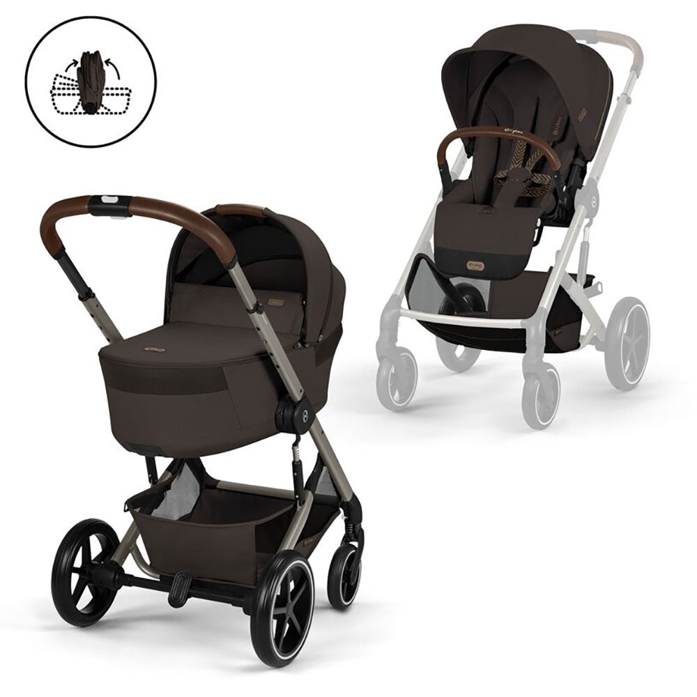 Cybex Balios S Lux TPE inkl. sammenklappelig lift Chocolate Brown