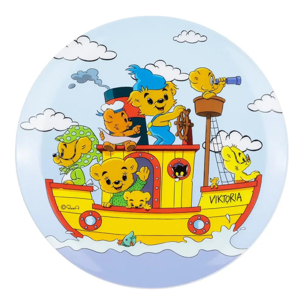 Rätt start Bamse Viktoria Flad tallerken