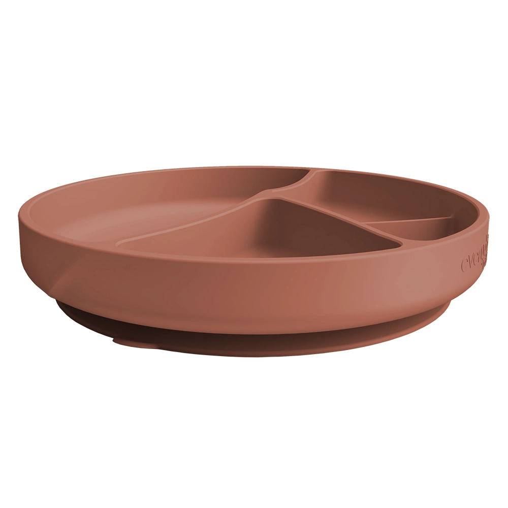 Everyday Baby Silikoneplade med sugekop Nature Red