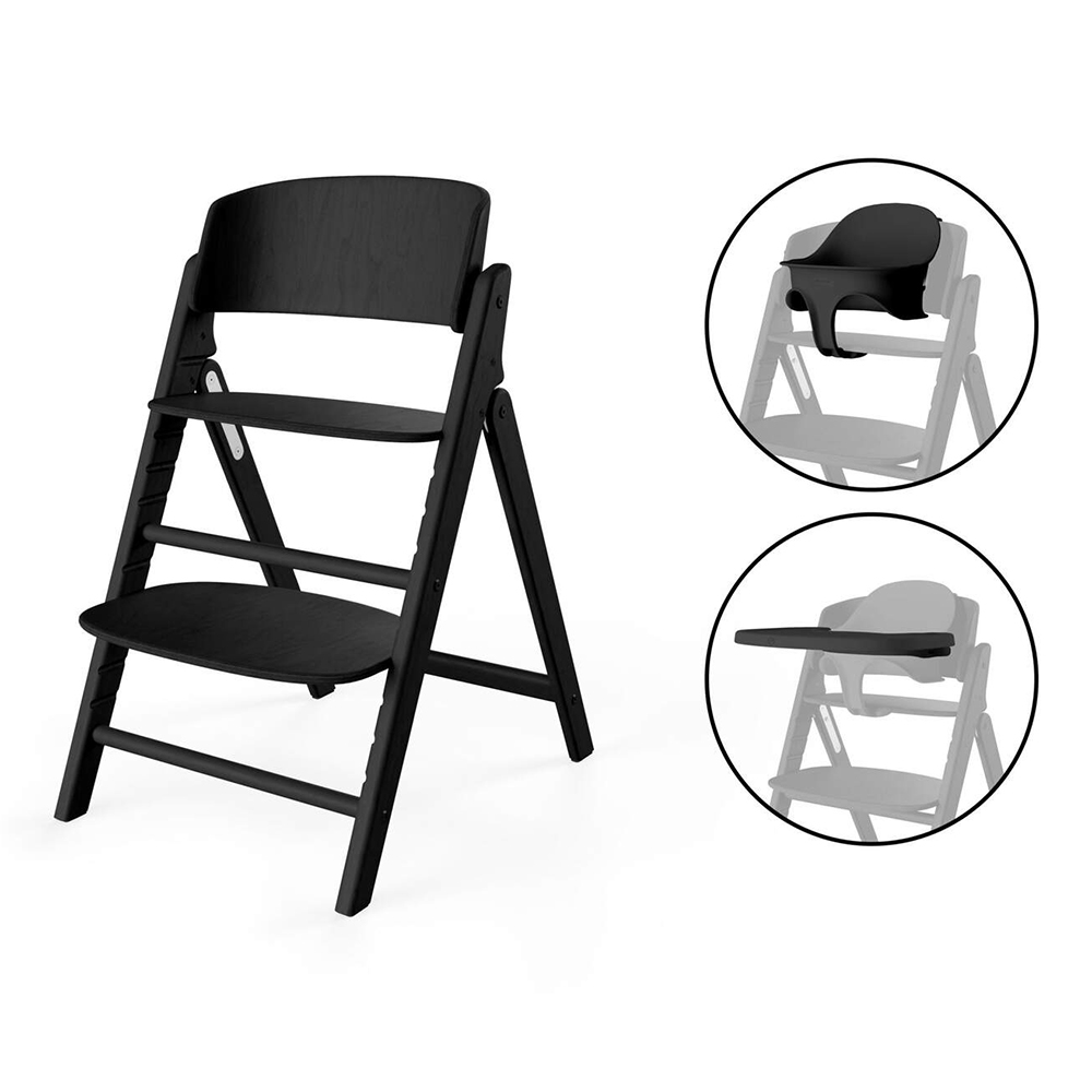 Cybex Click & Fold Spisebordsstol 3-in-1 Stunning Black