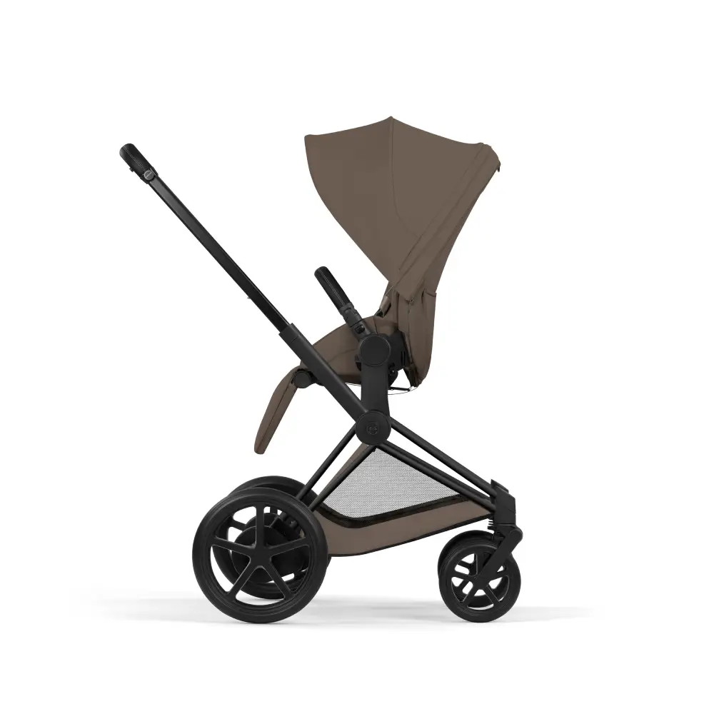 Cybex ePriam barnevogn Matt Black/Coconut Brown