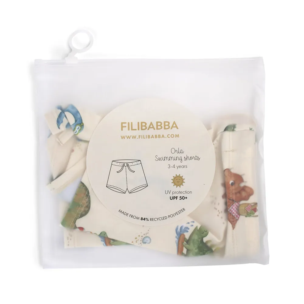 Filibabba Orla Badeshorts 3-4 år – Dino Beach
