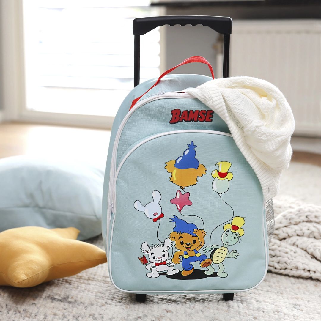 Bamse rullende taske