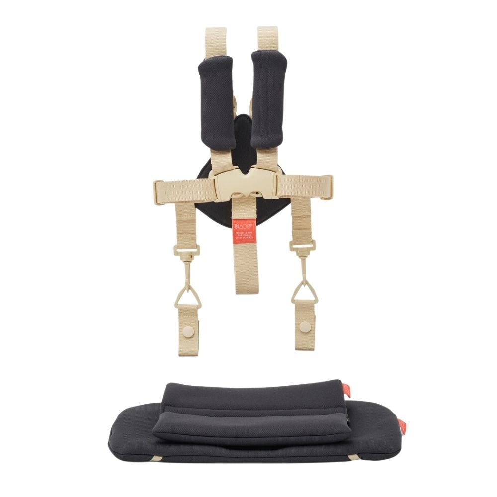 KAOS KLAPP jr. harness & cushion set Charcoal black