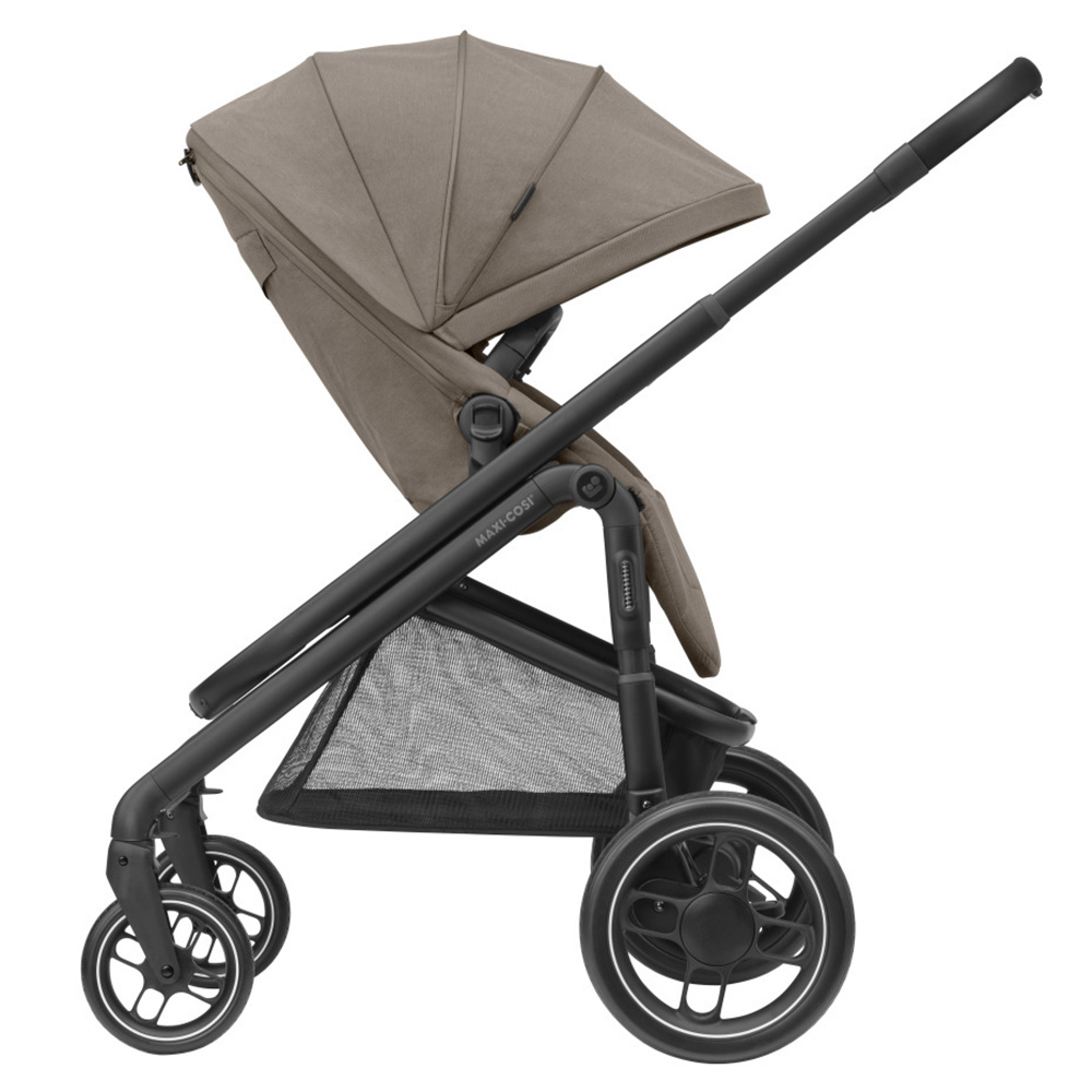 Maxi-Cosi Plaza Plus Twilic Trøffel (sort stel og sort læder)