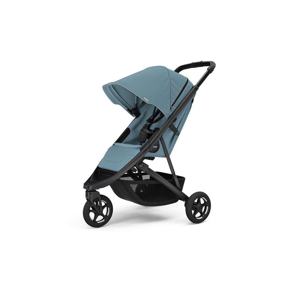 Thule Spring 2 klapvogn Mid Blue on Black