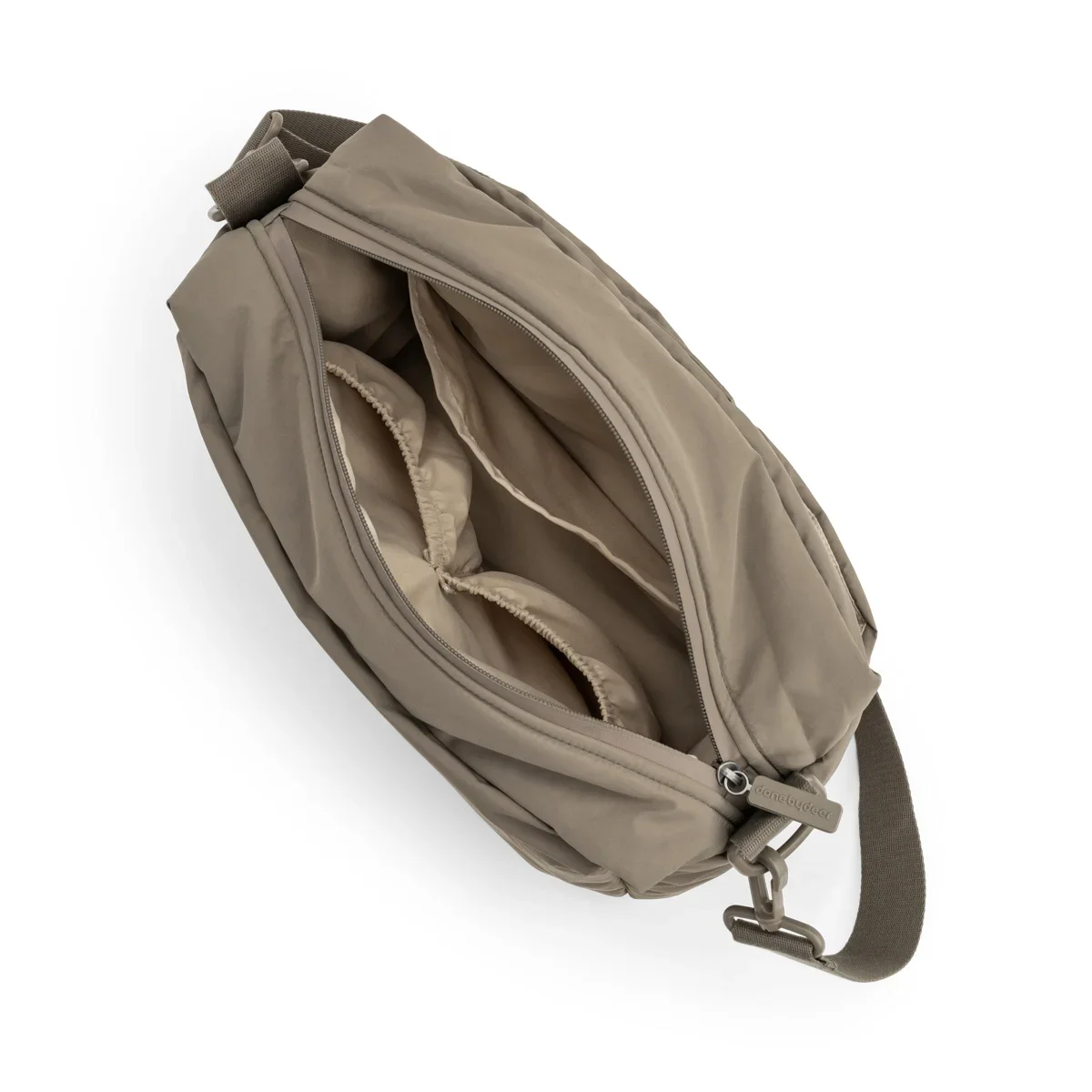 Done by Deer quiltet barnevognstaske taupe