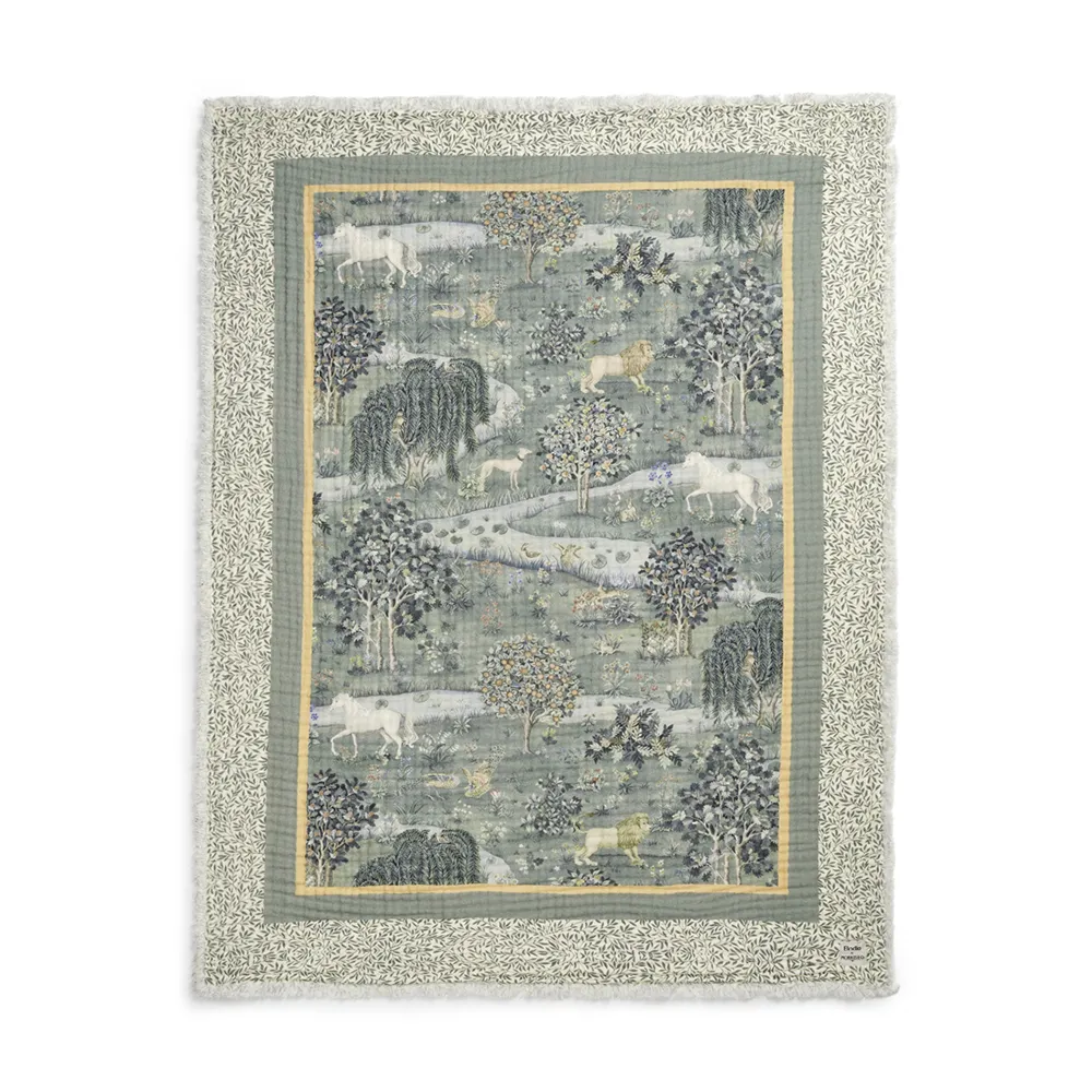 Elodie Muslin Tæppe Owl & Willow