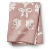 Elodie Details Jacquard Tæppe Mullberry Pink