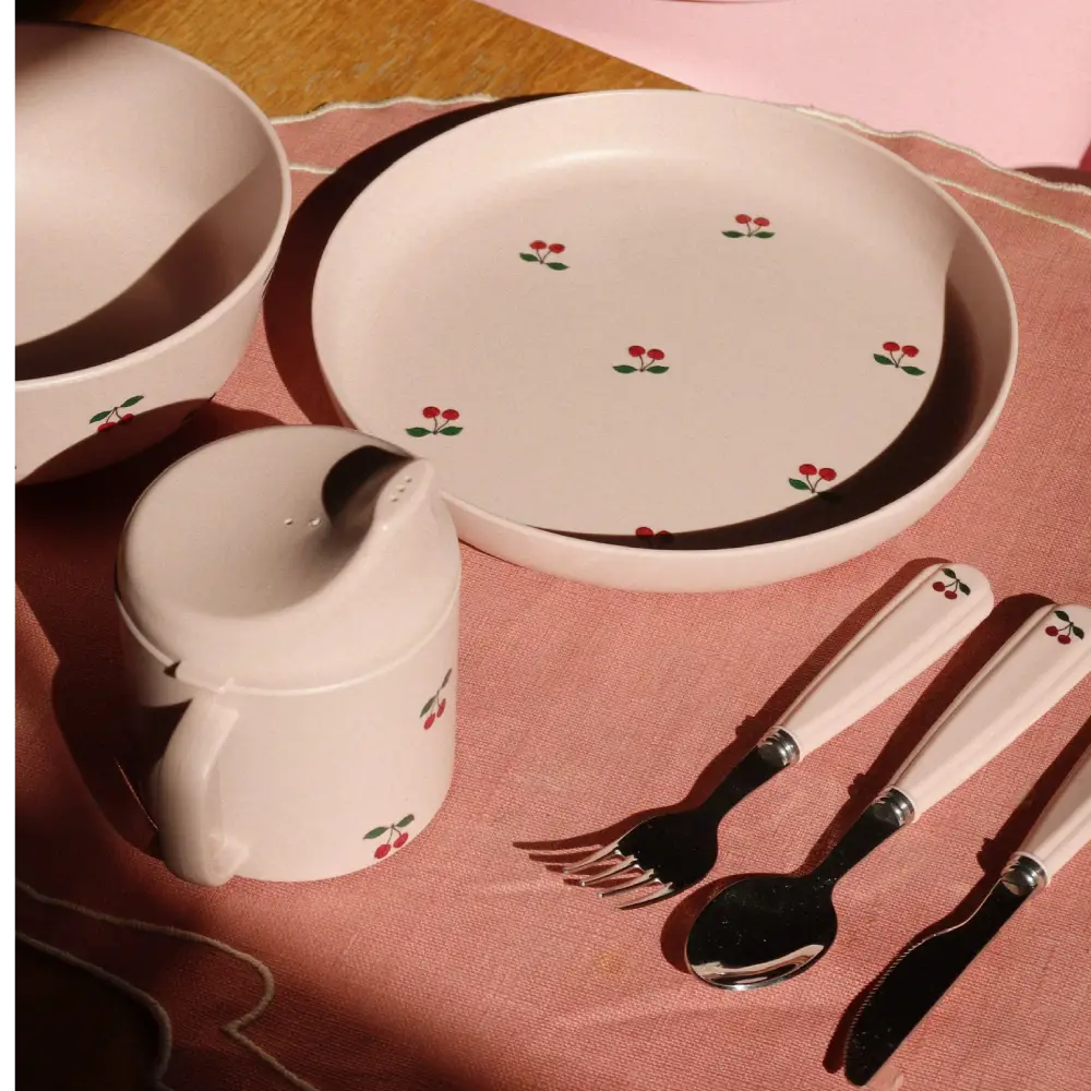 Konges Sløjd 5-pak Tallerkener Cherry Mix