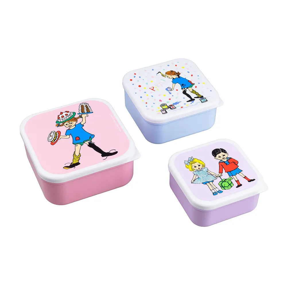 Rätt Start Pippi fødselsdag snackboks 3-pak