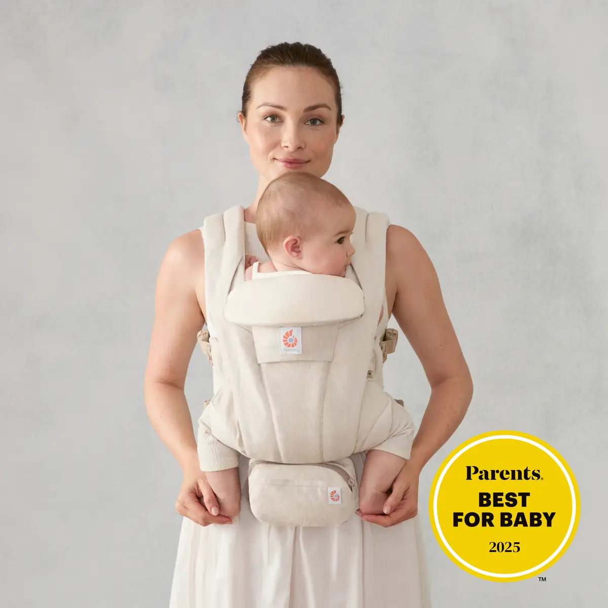 Ergobaby Omni Deluxe Cotton Bæresele - Linen Natural