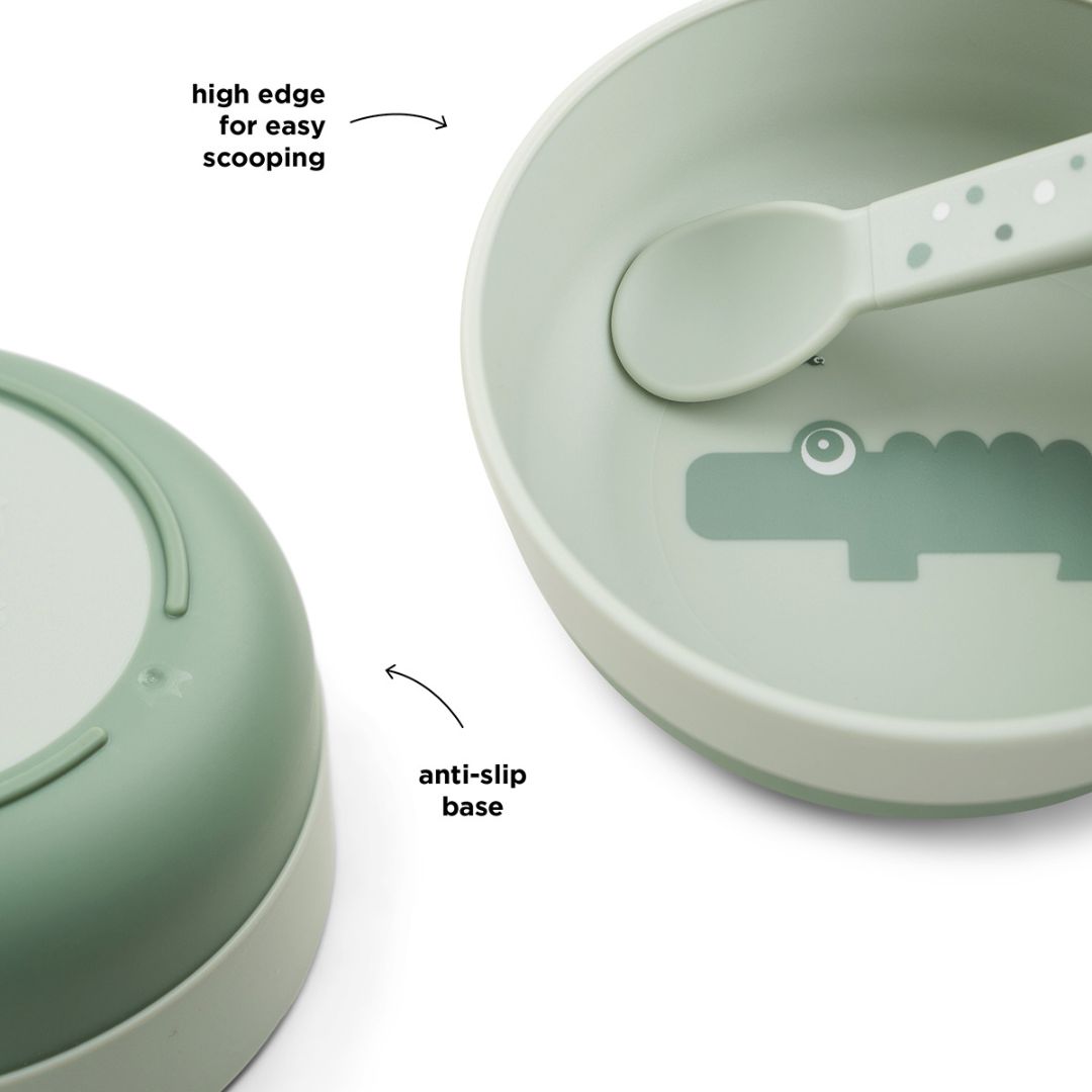 Udført af Deer Foodie skål Croco Green